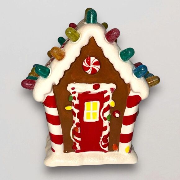 Hallmark Gumdrop Gingerbread House 2008 Light and Musical - WORKS - Picture 14 of 14